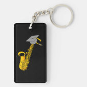 サクソフォン卒業キーチェーン キーホルダー (裏面)
