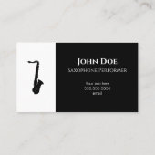 サクソフォン名刺 名刺 (裏面)