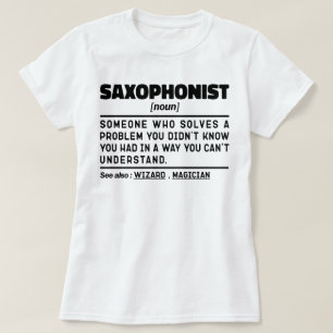 サクソフォン名詞名詞サクソフォン選手専門クール者 Tシャツ