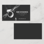 サクソフォン奏者のためのサクソフォンアート 名刺 (正面/裏面)