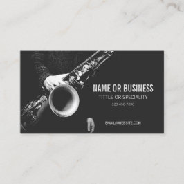 サクソフォン奏者のためのサクソフォンアート 名刺