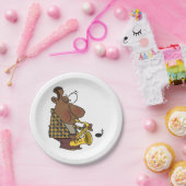 サクソフォン奏者 ペーパープレート (パーティー)