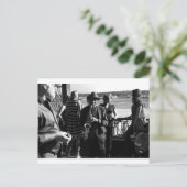 サクソフォン奏者 ポストカード (スタンド正面)