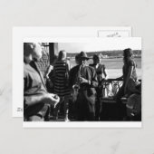 サクソフォン奏者 ポストカード (正面/裏面)