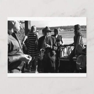 サクソフォン奏者 ポストカード