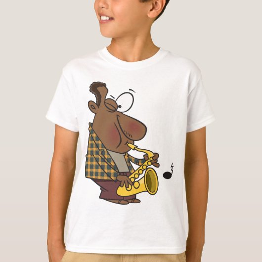 サクソフォン奏者 Tシャツ (正面)