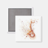 サクソフォン磁石 マグネット (正面/裏面)