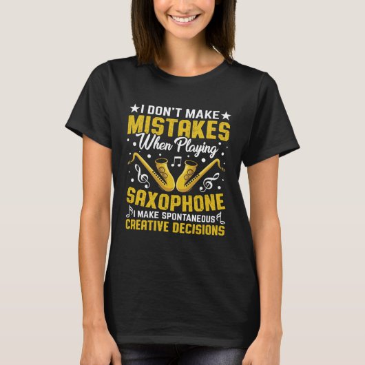サクソフォン遊クリエイティブDec Tシャツ (正面)