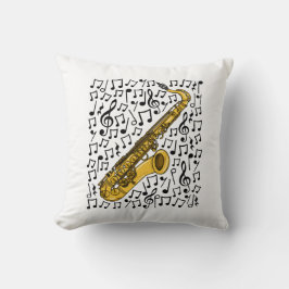 サクソフォン音楽ノート，サクソフォン音楽先生 クッション