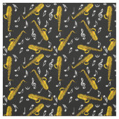 サクソフォン音楽ノート ファブリック (見本)