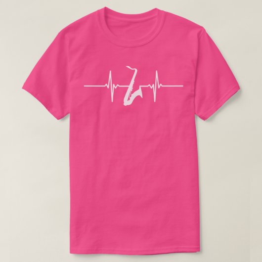 サクソフォン2 Tシャツ (デザイン正面)