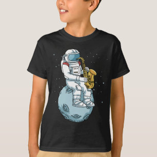 サクソフォン・サクソフォニストがジャズ・ミュージック・サクソフォンを贈る Tシャツ