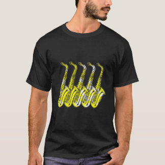 サクソフォン サックス 楽器 Tシャツ