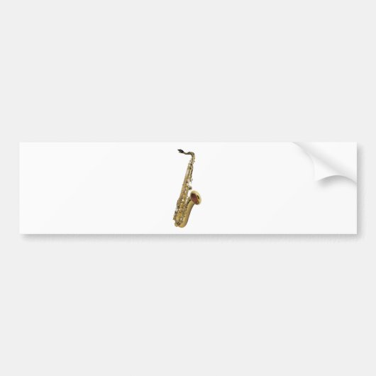 サクソフォン バンパーステッカー (正面)