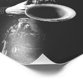 サクソフォン フォトプリント            (角)