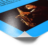 サクソフォン フォトプリント            (角)