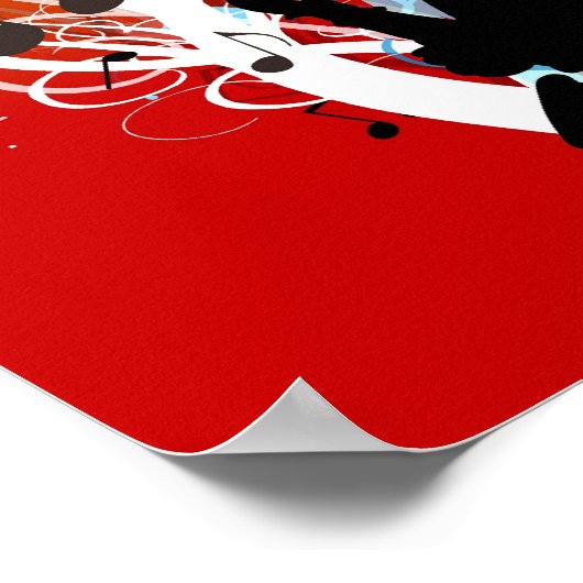 サクソフォン ポスター (角)