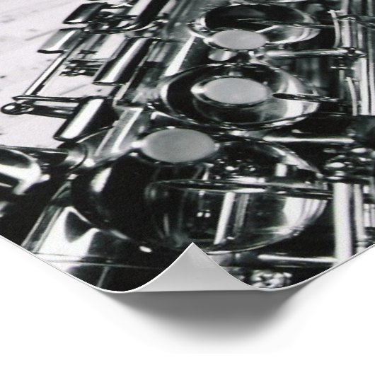 サクソフォン ポスター (角)