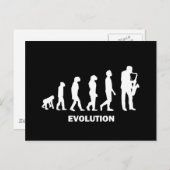 サクソフォン ポストカード (正面/裏面)