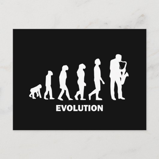 サクソフォン ポストカード (正面)