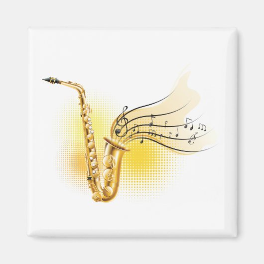 サクソフォン マグネット (正面)