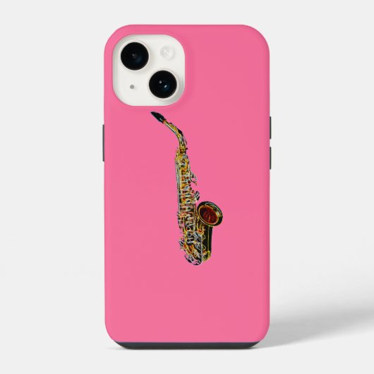 サクソフォン iPhoneケース (裏面)
