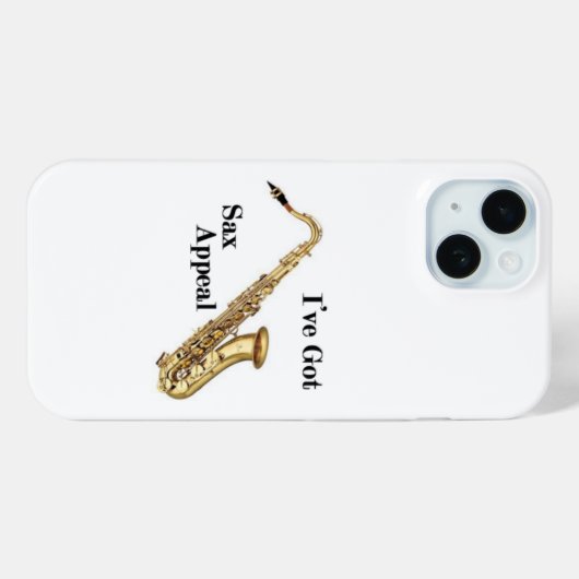 サクソフォンiPhone 15 CAse Case-Mate iPhoneケース (裏面 (横))