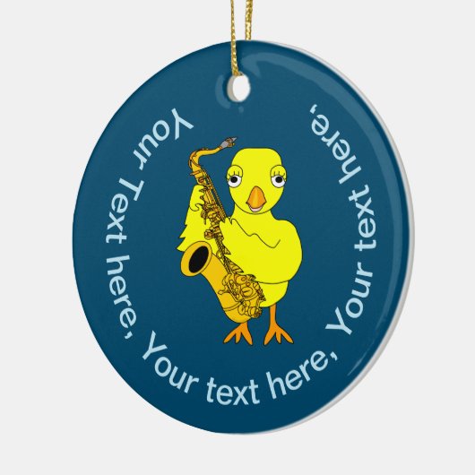 サクソフォーネシック セラミックオーナメント (左)