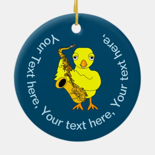 サクソフォーネシック セラミックオーナメント (裏面)