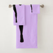 サクソフォープレーヤーウーマンバスタオルまたは選択カラー バスタオルセット (インサイチュ)