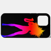 サクソフォープレーヤーウーマンiPhoneケース Case-Mate iPhoneケース (裏面 (横))