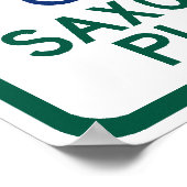 サクソフォープレーヤーパーキング ポスター (角)