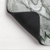 サクソフォーンとして人の頭部遊んでいる悪魔1144年を マウスパッド (コーナー)