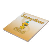 サクソフォーンのひよこ タイル (側面)