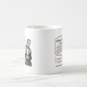 サクソフォーンのヴィンテージの広告 コーヒーマグカップ (中央)