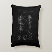 サクソフォーンの「チョークのスタイル」のパテントのスケッチ アクセントクッション (裏面(縦))