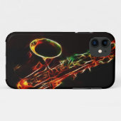 サクソフォーンのIphone 5の場合 Case-Mate iPhoneケース (裏面(横))