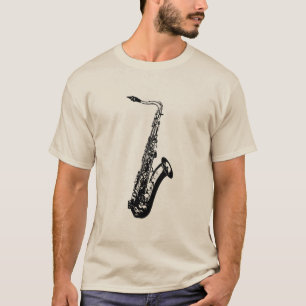 サクソフォーンのTシャツ Tシャツ