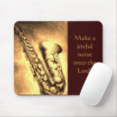 サクソフォーンは主に嬉しい騒音を作ります! マウスパッド (マウス)