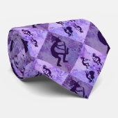 サクソフォーンを特色にしているココペリジャズ四つ組 ネクタイ (ロール)