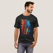 サクソフォーンアート Tシャツ (正面フル)