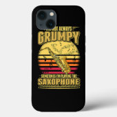 サクソフォーンジャズサクソフォーンサクソフォン Case-Mate iPhoneケース (裏面)