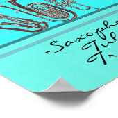 サクソフォーントゥバトランペット ポスター (角)