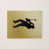 サクソフォーンプレーヤー ジグソーパズル (横)