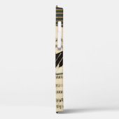 サクソフォーン及びピアノ音楽イラストレーション Case-Mate iPhoneケース (裏面 / 左)