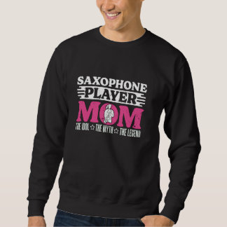 サクソフォーン選手のママThe Idol Marching Band Saxoph スウェットシャツ