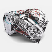 サクソフォーン音楽人のタイ ネクタイ (ロール)