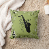 サクソフォーン音楽楽器の装飾用クッションのギフト クッション (ブランケット)