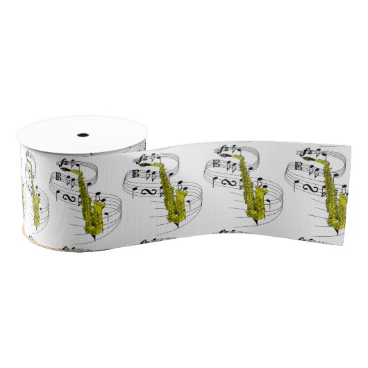 サクソフォーン グログランリボン (リール)