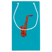 サクソフォーン スモールペーパーバッグ (裏面)